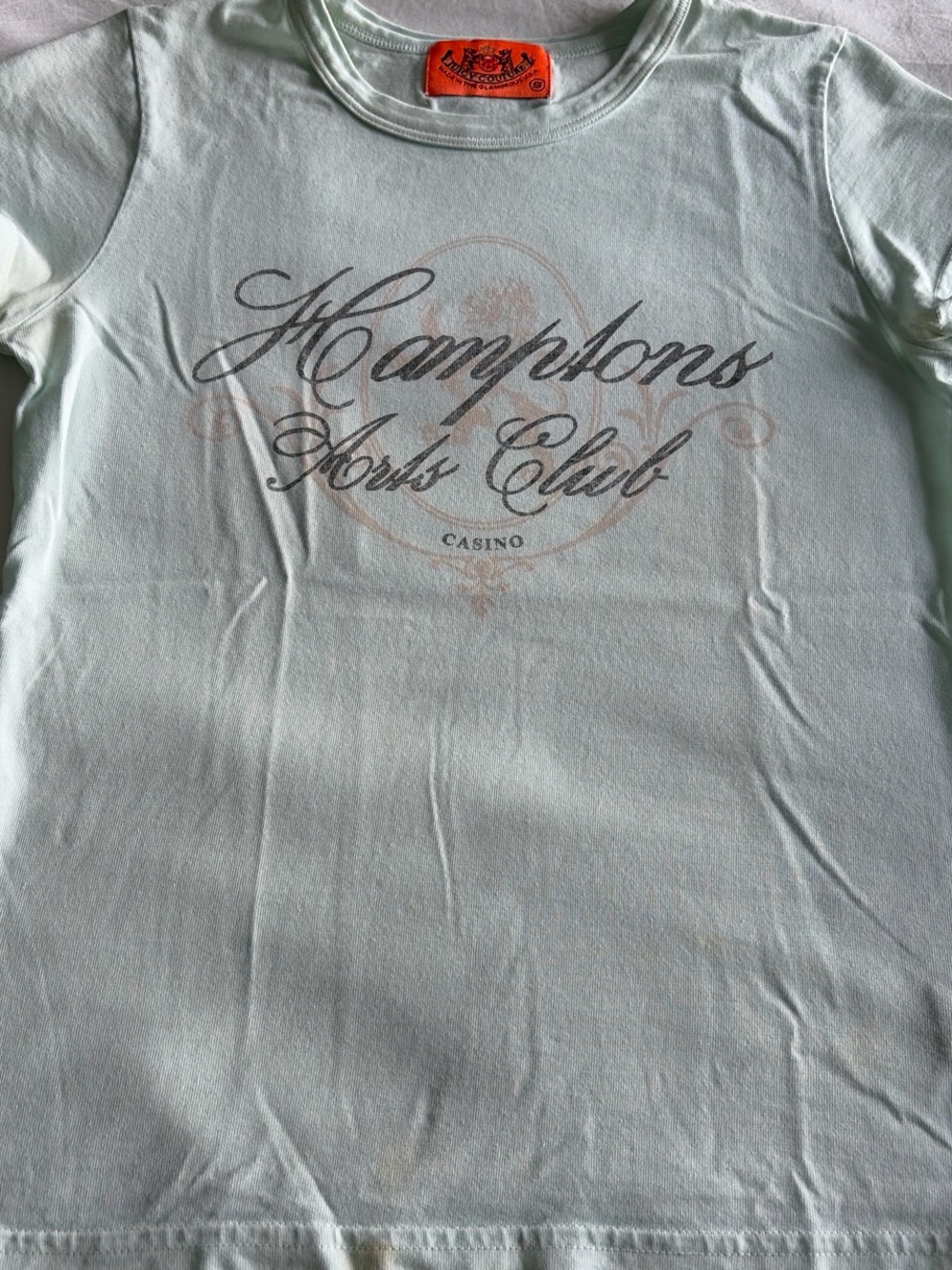 Juicy Couture Mint Short Sleeve Graphic Tee